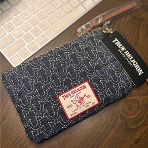 True Religion Navy Denim Women’s Pouch